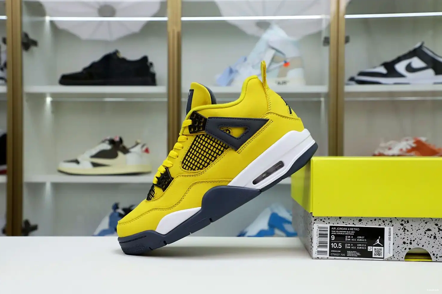 RETRO 4 Kimikick 2021 'LIGHTNING' AIR AIR JORDAN JORDAN 0513